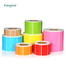Colorful Customized Blank Barcode Label Sticker Thermal Paper Roll 60*40*800